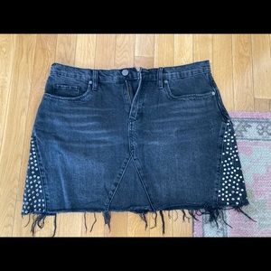 BlankNYC Studded Denim Skirt